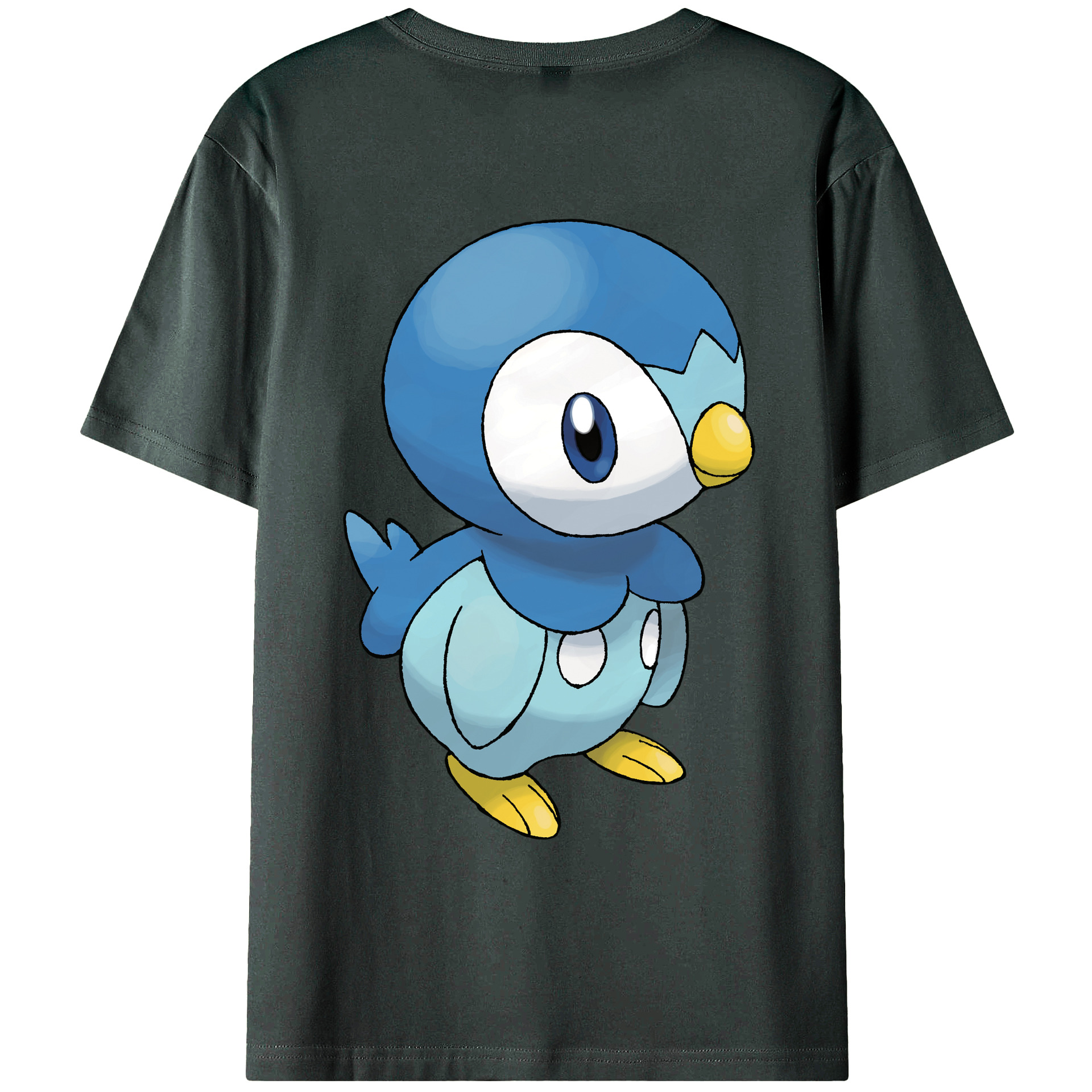 ポケットモンスター Pokémon 綿100％ メンズ半袖Tシャツ（バックプリント） 通気性